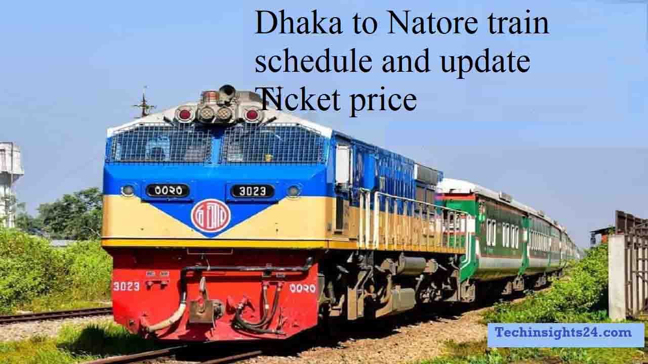 Dhaka to Natore train schedule